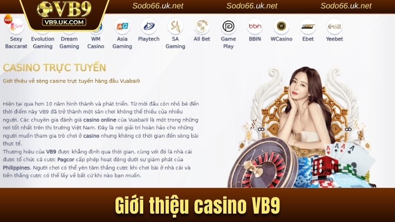 Giới thiệu casino VB9