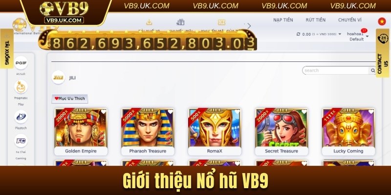Giới thiệu Nổ hũ VB9